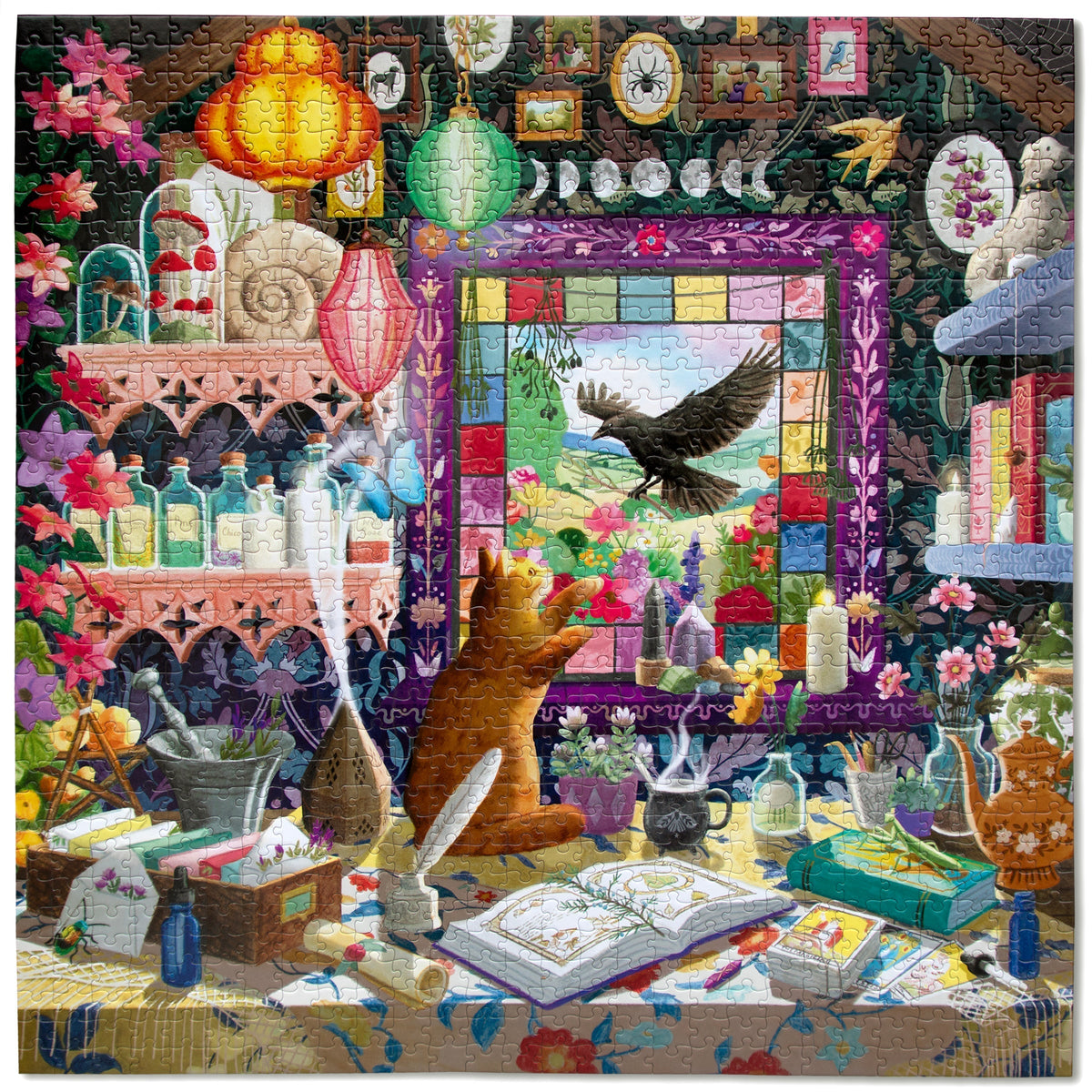 eeBoo: Sorcerer's Workshop Square Puzzle - 1000pc