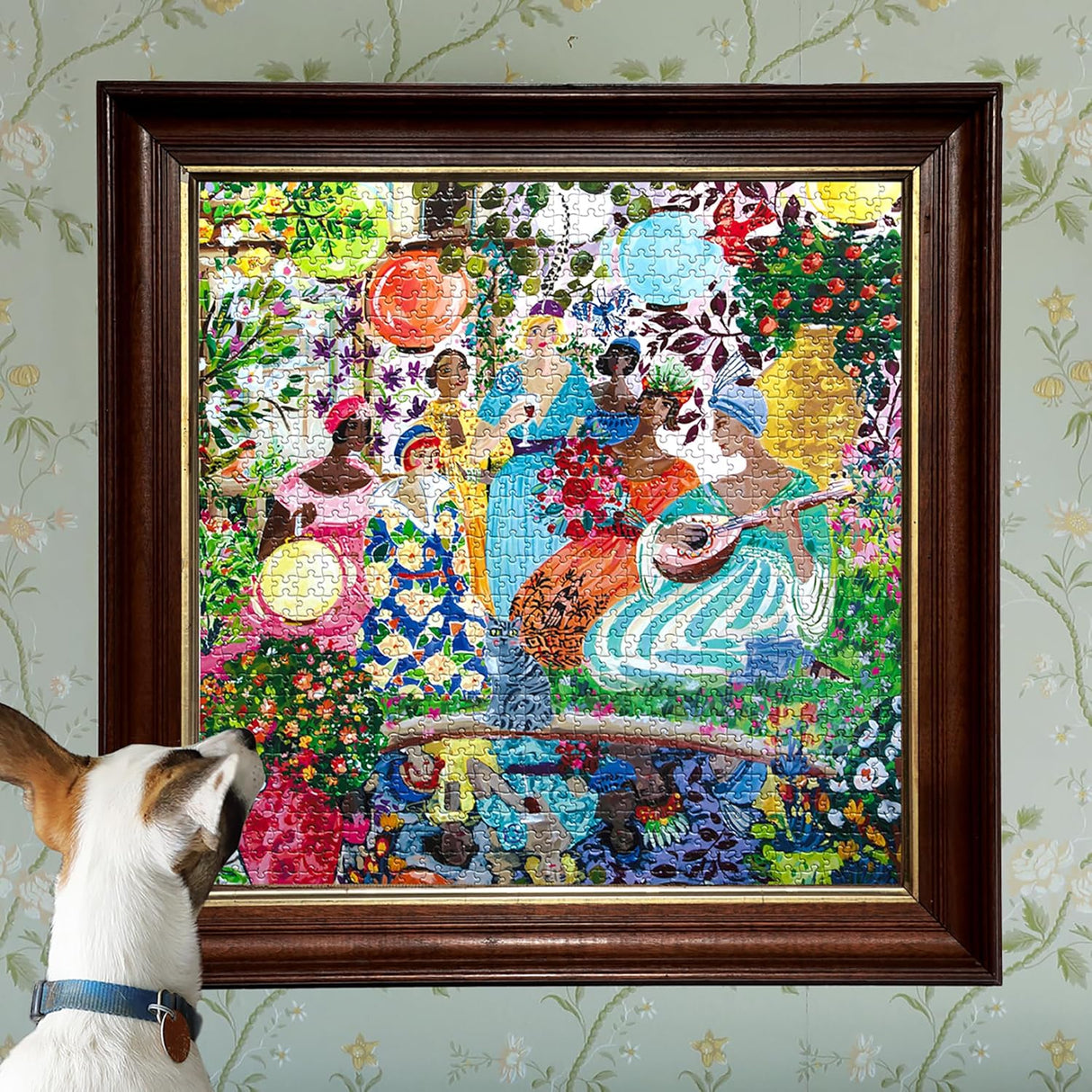eeBoo: 1000pc Square Puzzle - Garden Party