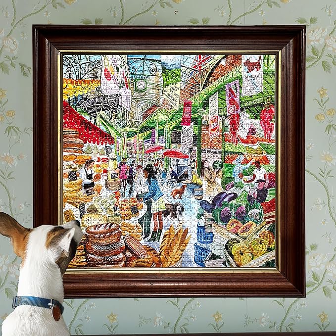 eeBoo: 1000pc Square Puzzle - London Market