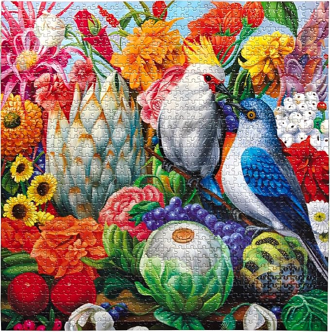 eeBoo: 1000pc Square Puzzle - Magical Fruits
