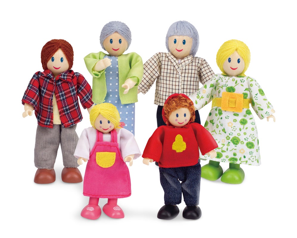 Hape: Happy Family of 6 - Caucasian