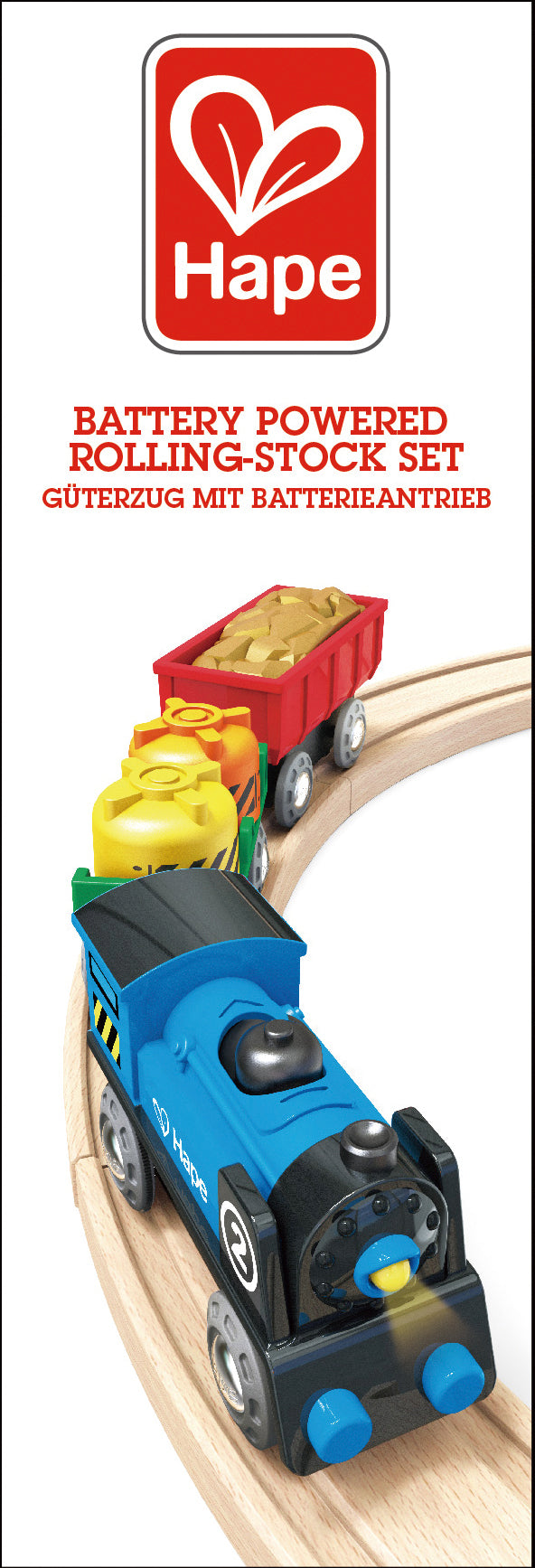 Hape: Battery Powered Rolling-Stock Set