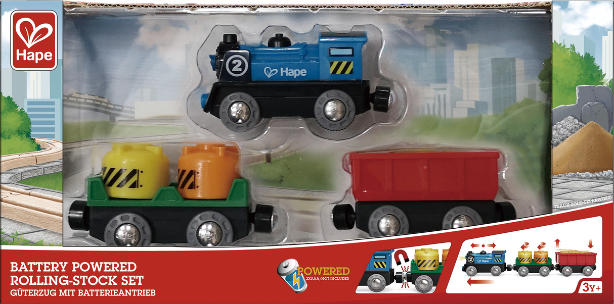 Hape: Battery Powered Rolling-Stock Set