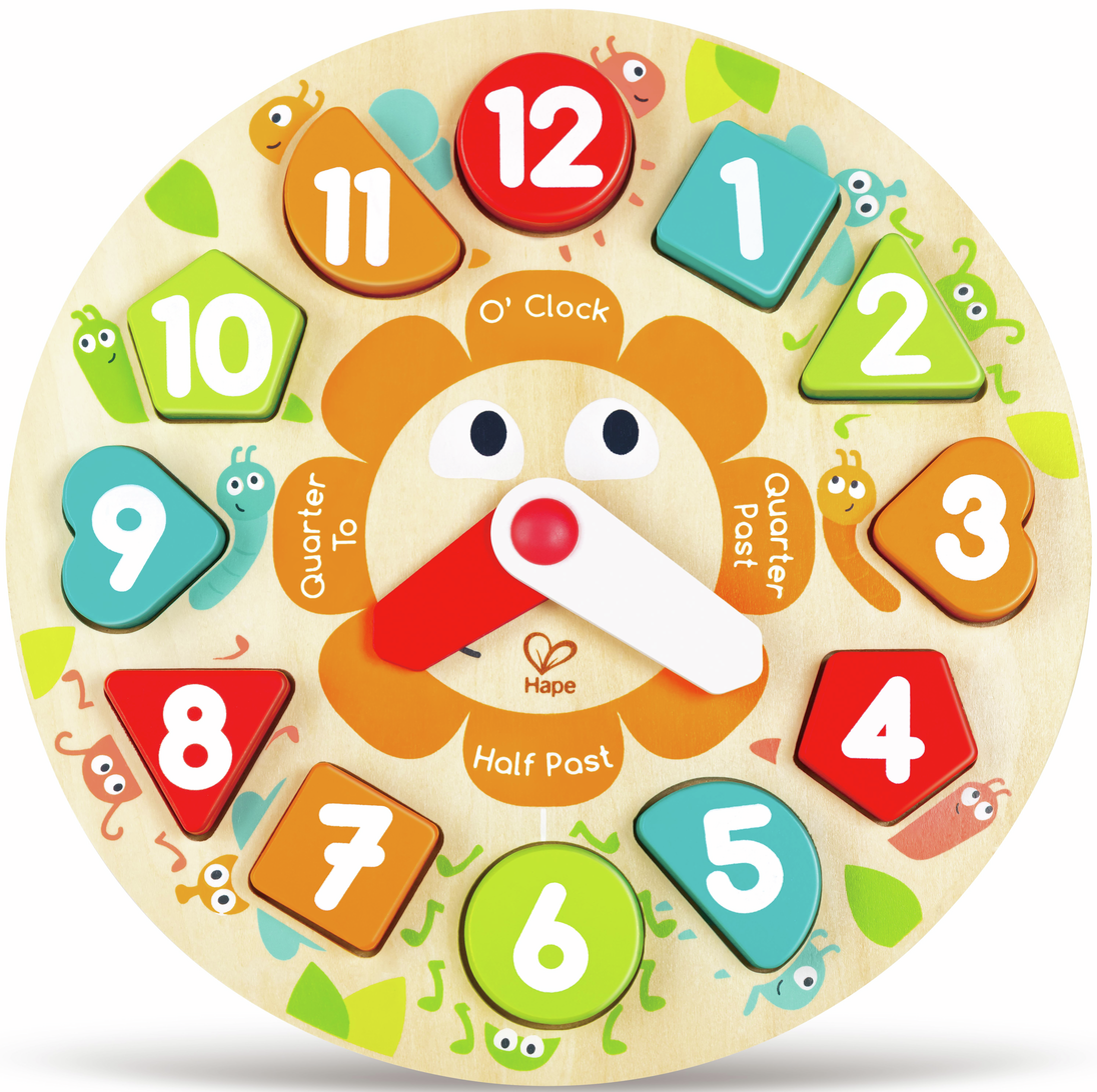 Hape: Chunky Clock Puzzle 13 pieces