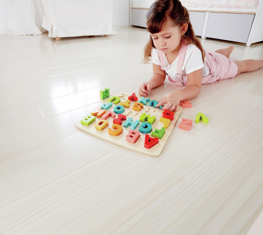 Hape: Chunky Alphabet Puzzle 27 pieces
