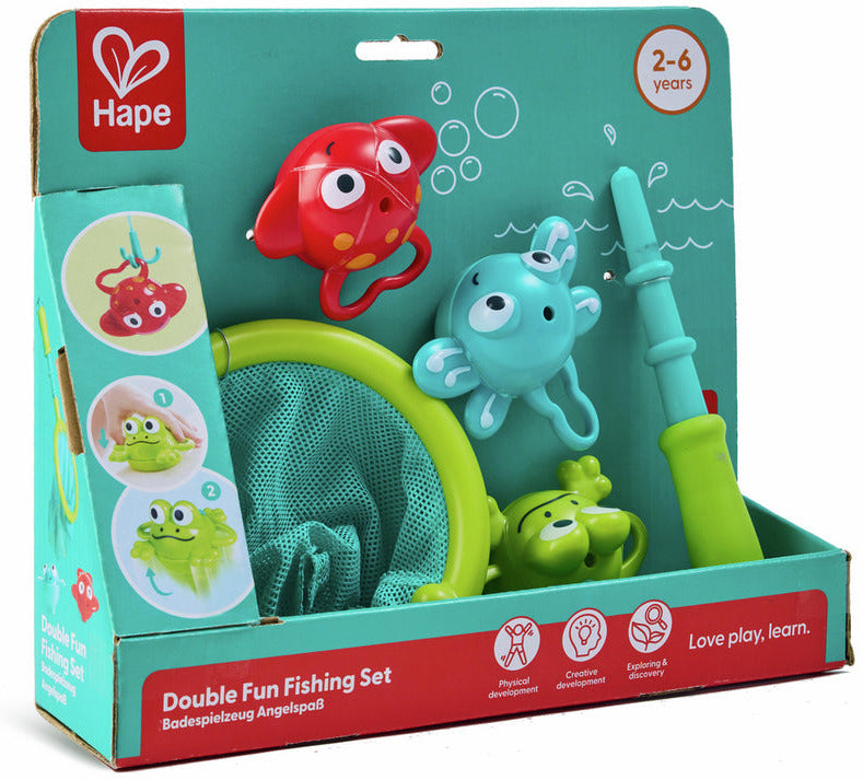 Hape: Double Fun Fishing Set