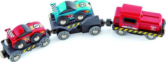 Hape: Race Car Transporter