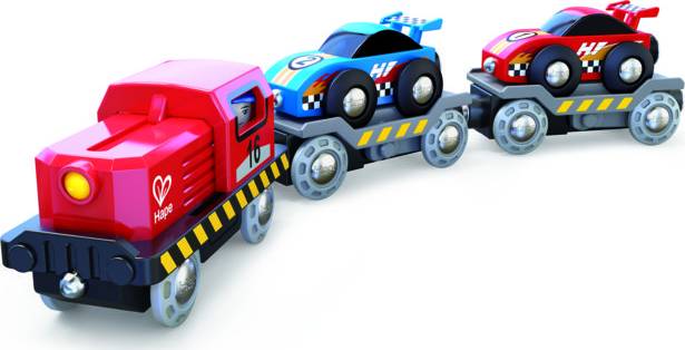 Hape: Race Car Transporter