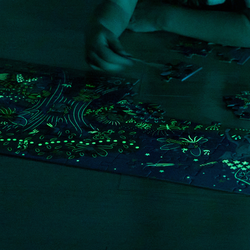 Hape: Magic Forest Glowing Puzzle - 200pc (1.5m)