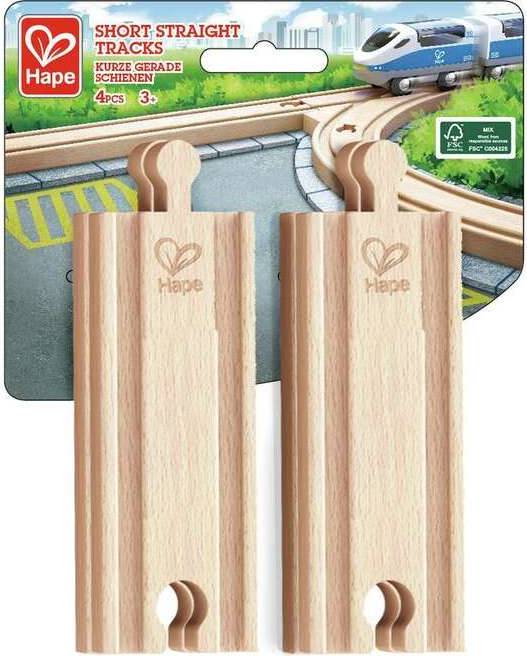 Hape: Track 4pcs Short Straight