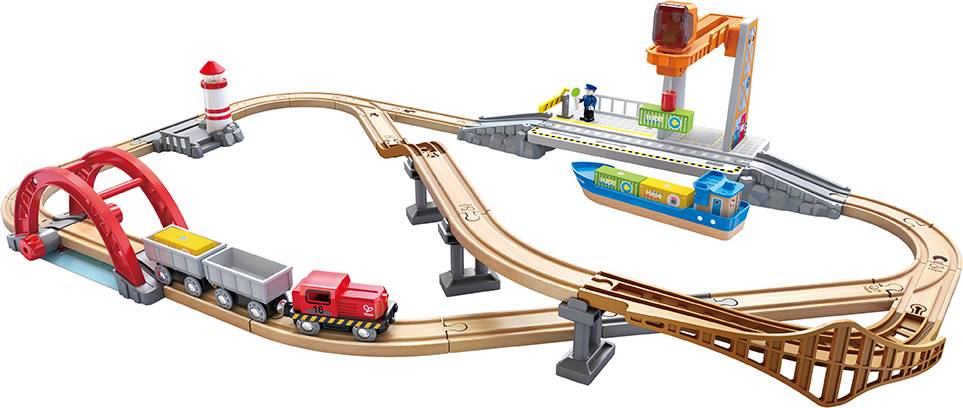 Hape: Sea & Rail Cargo Transportation Set