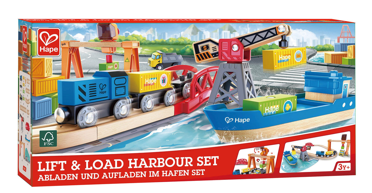 Hape: Lift & Load Harbour Set