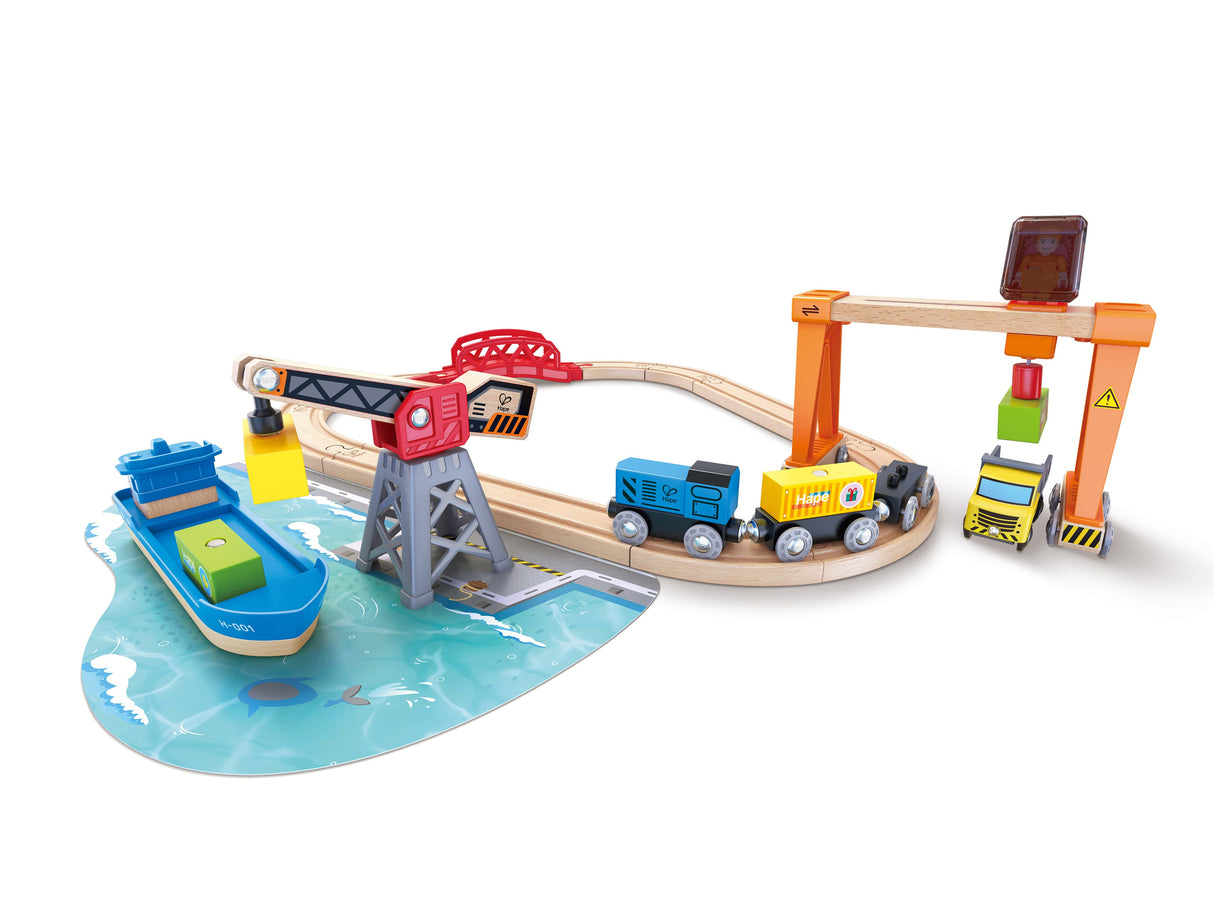 Hape: Lift & Load Harbour Set