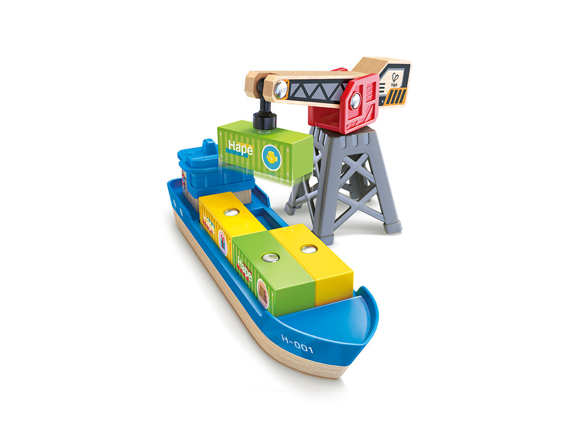 Hape: Cargo Ship & Crane