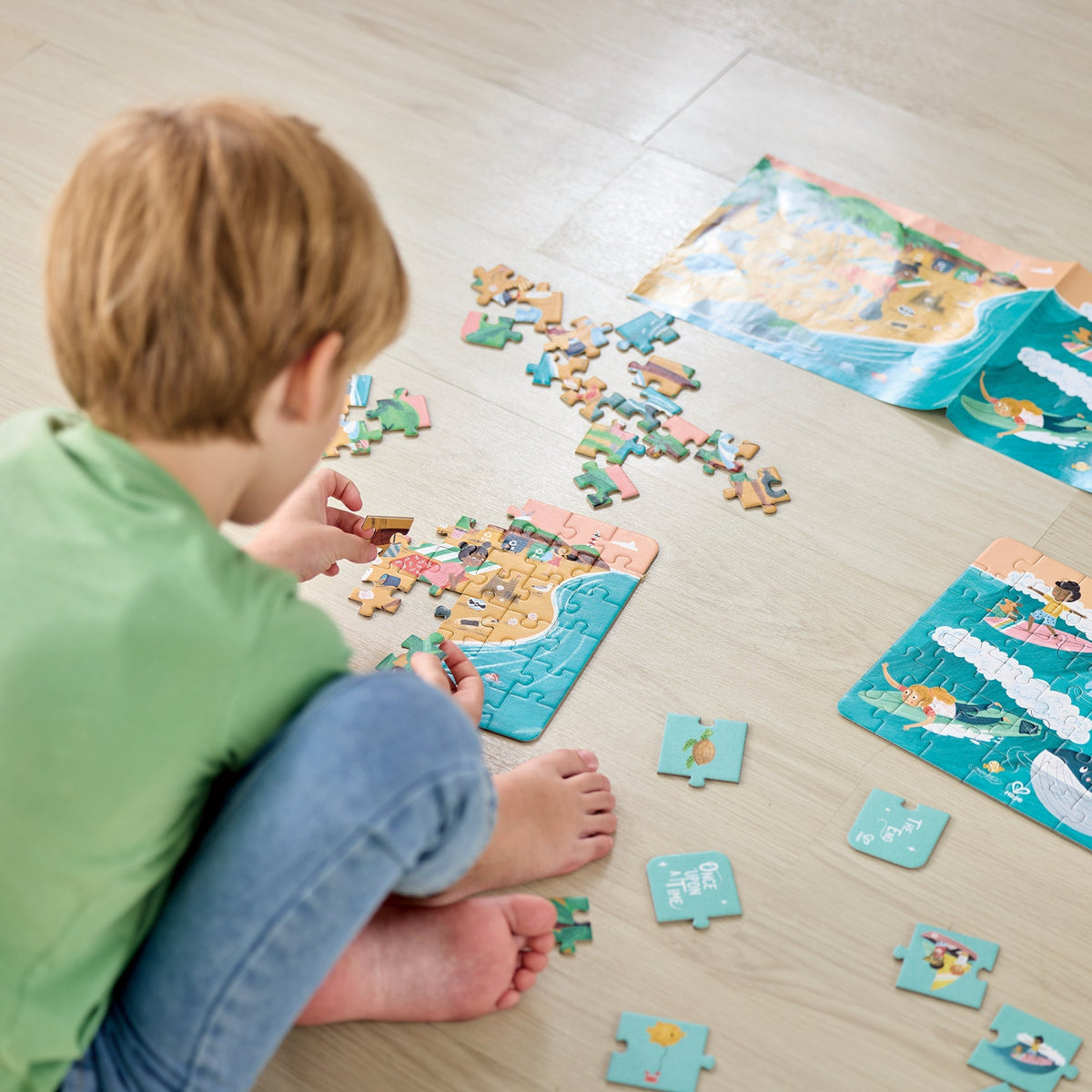 Hape: 3 in 1 Puzzle & Storytelling - Ocean Friends
