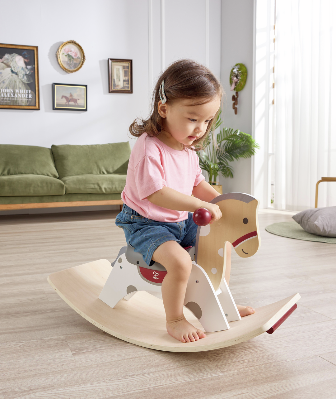 Hape: 2 in 1 Rocking Horse