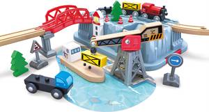 Hape: Railway Bucket Harbor Set