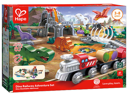 Hape: Dino Railway Adventure Set