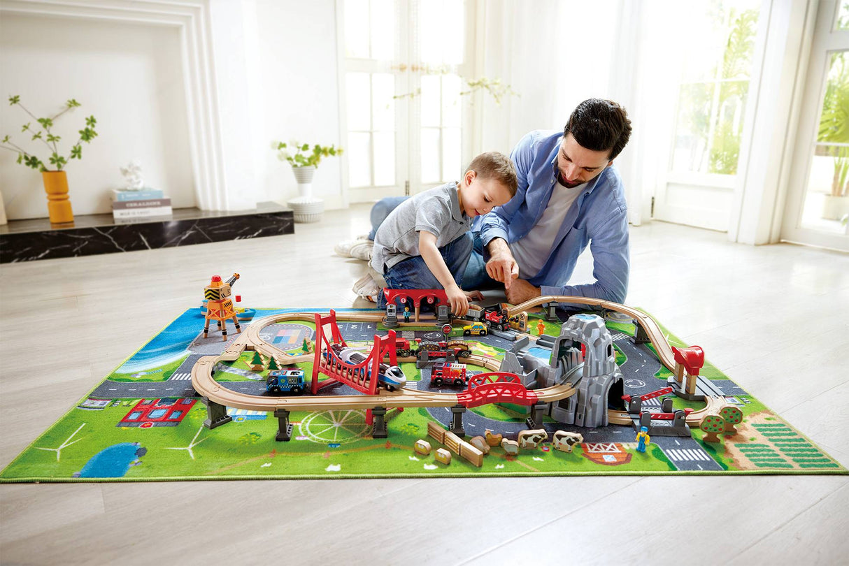 Hape: Railworld Discovery Mat