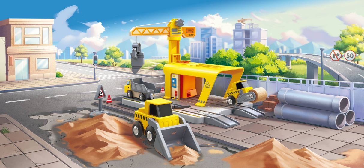 Hape: Railway Crane Construction