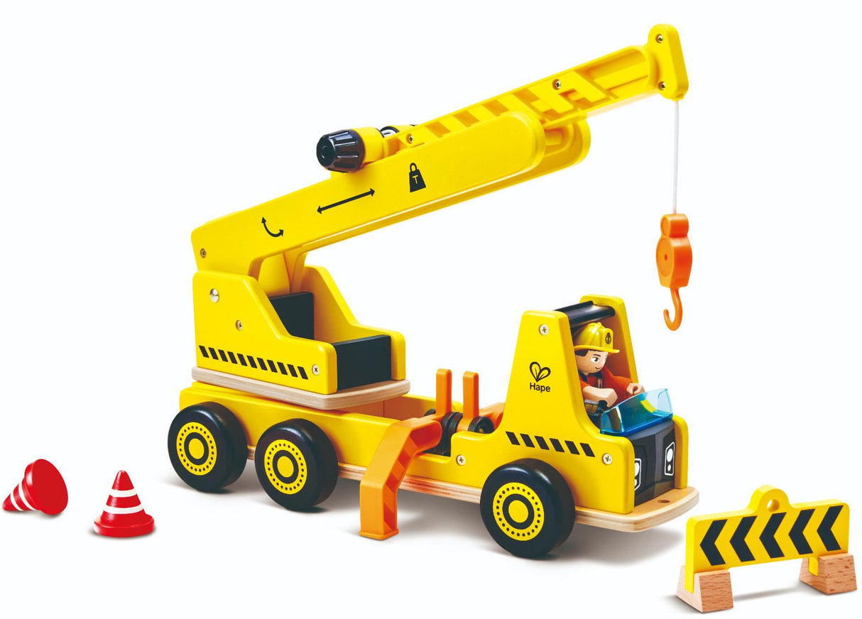 Hape: Mobile Crane & Construction Set