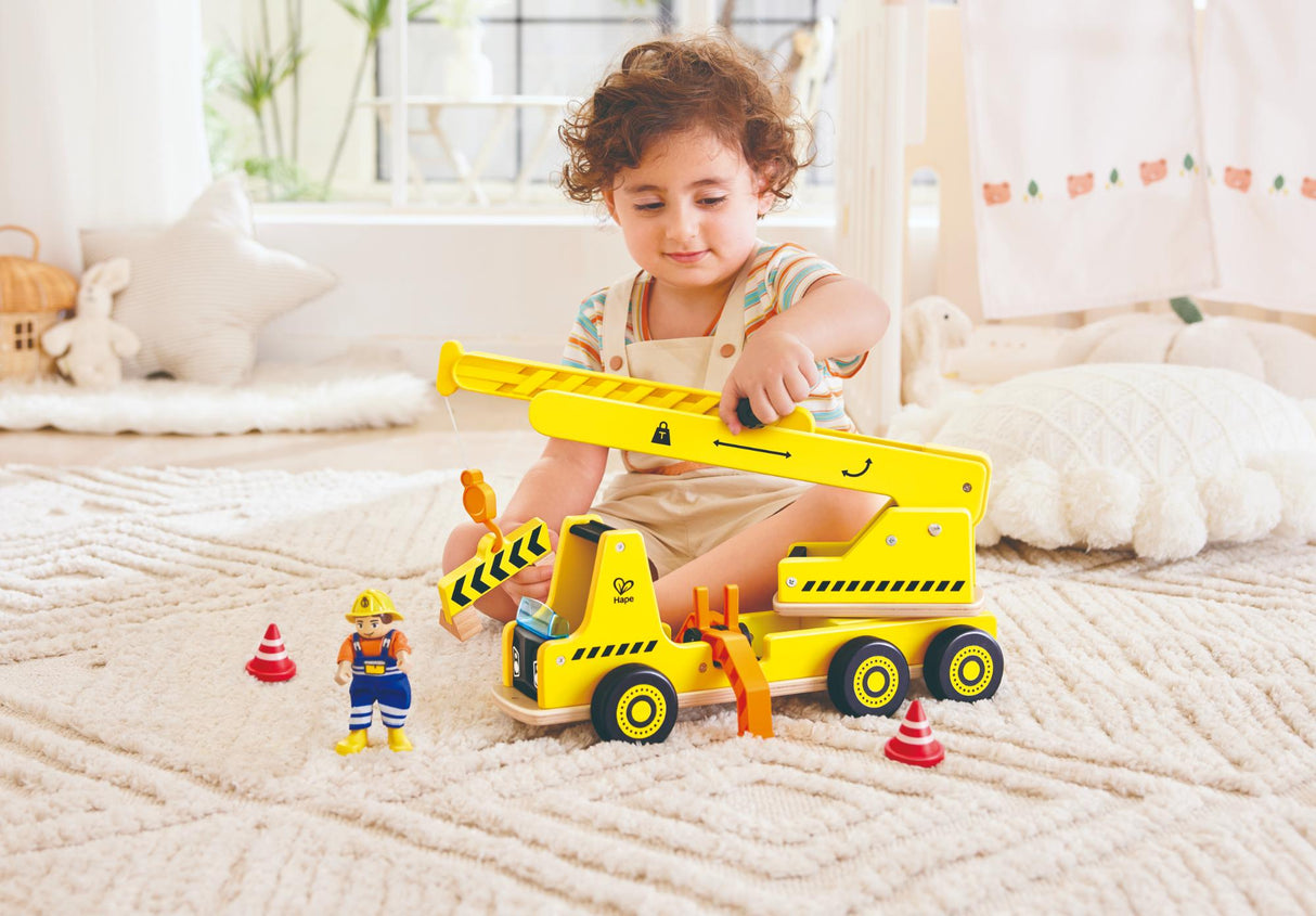 Hape: Mobile Crane & Construction Set