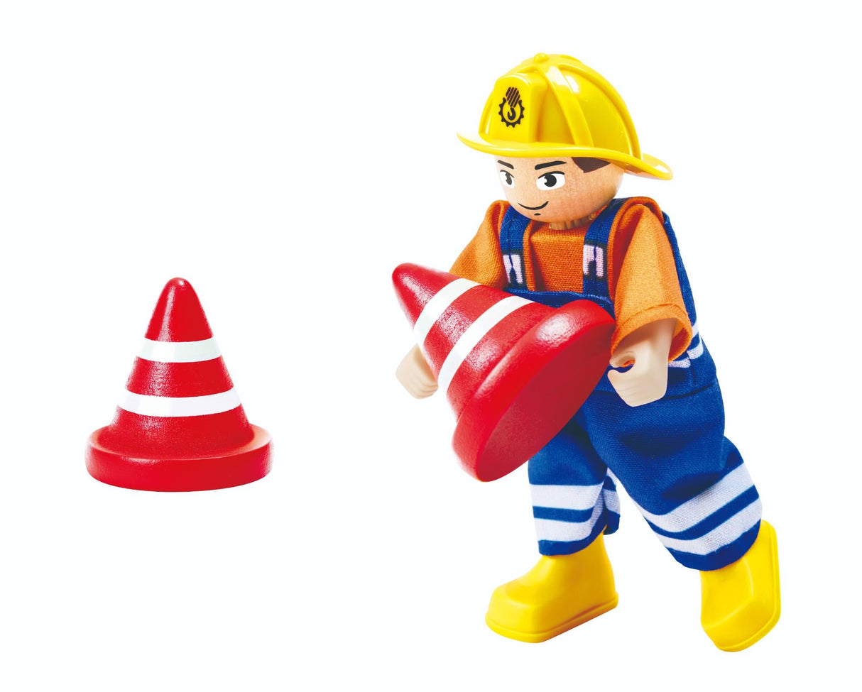 Hape: Mobile Crane & Construction Set