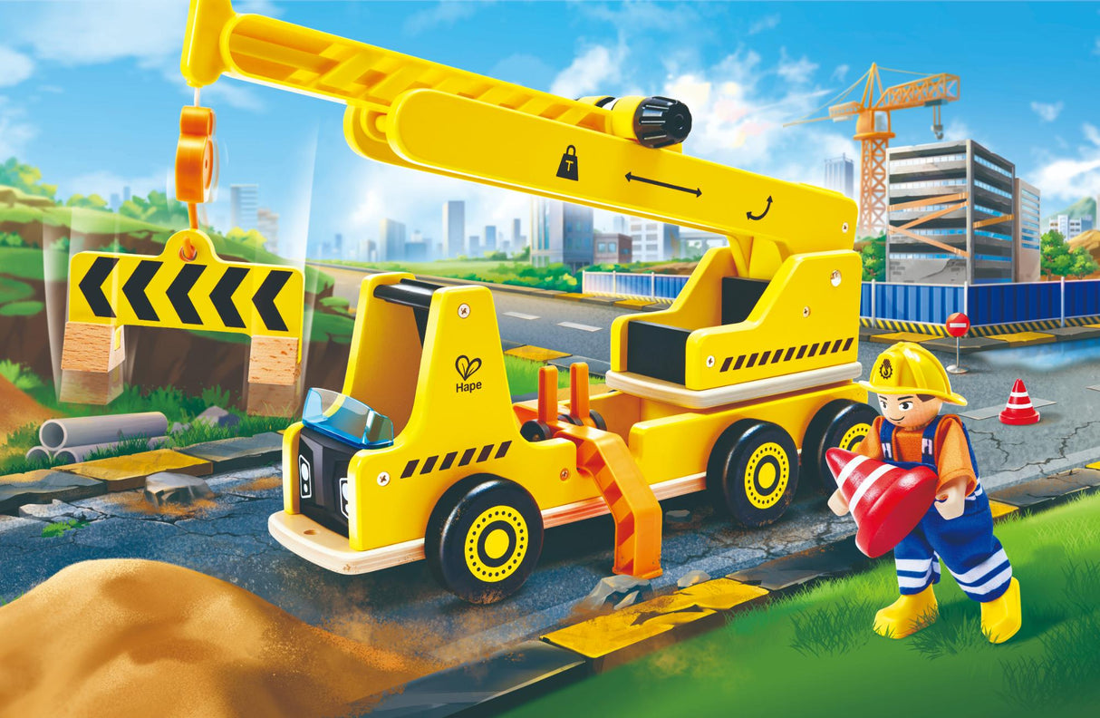 Hape: Mobile Crane & Construction Set