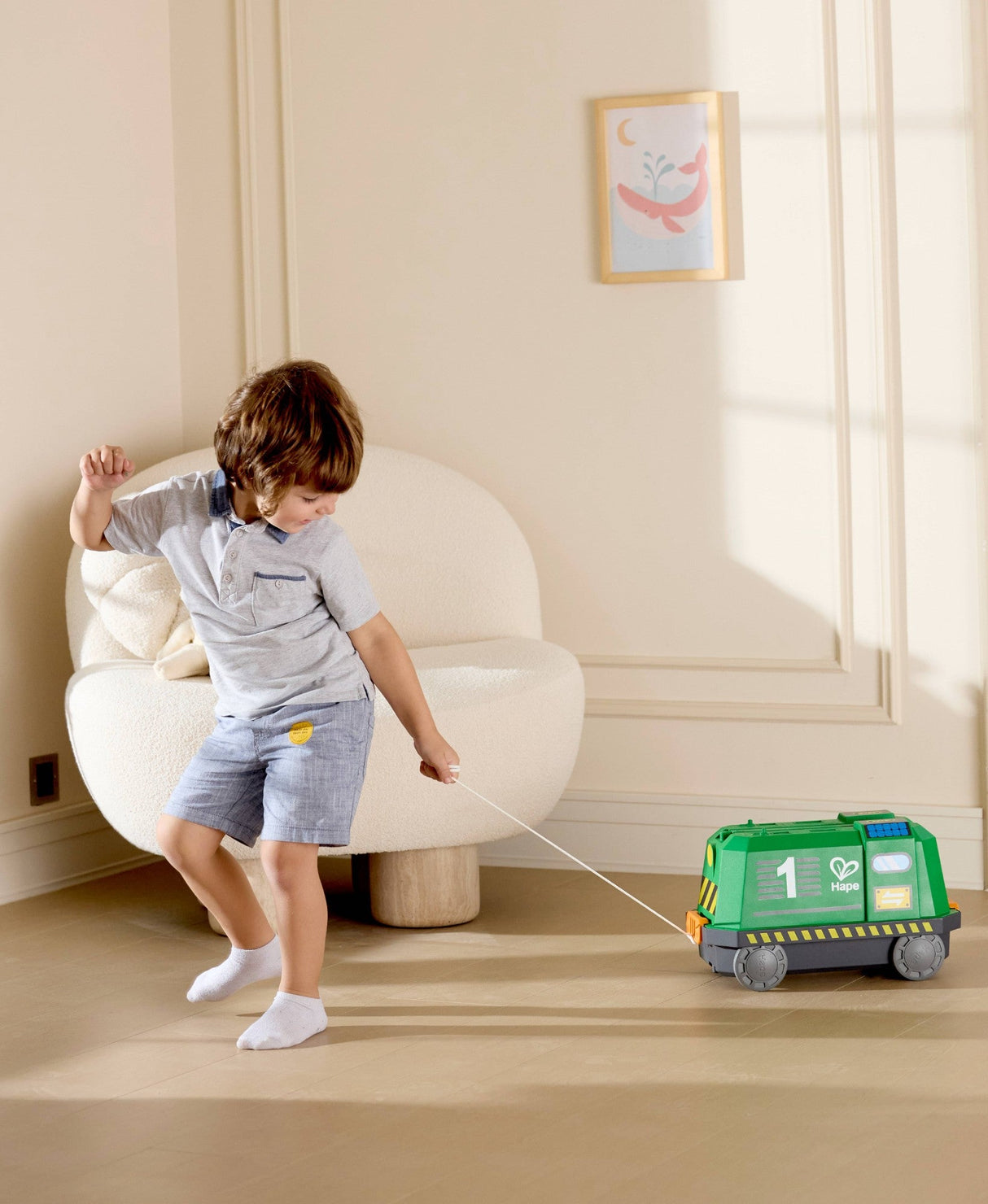 Hape: Train Bucket Set
