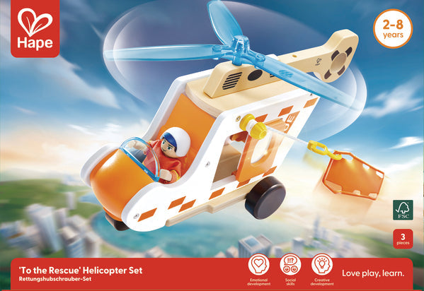 Hape: 'To the Rescue' Helicopter Set