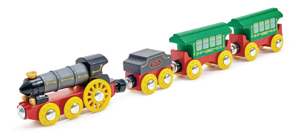 Hape: Retro Steam Train with Lights & Sounds
