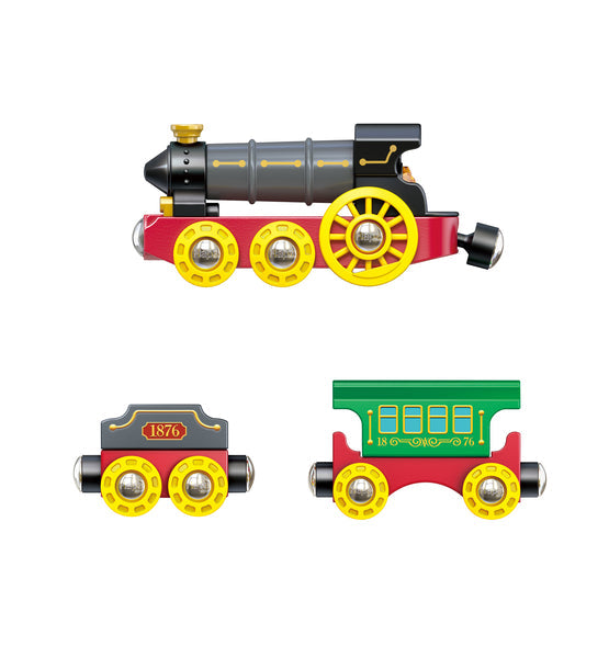 Hape: Retro Steam Train with Lights & Sounds
