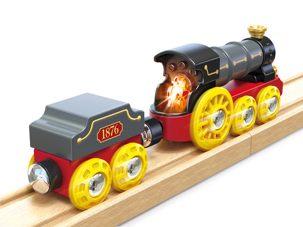 Hape: Retro Steam Train with Lights & Sounds
