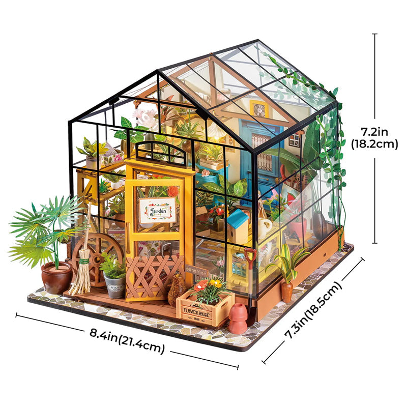 Rolife Cathy’s Flower House DIY Miniature Puzzle - (DG104)