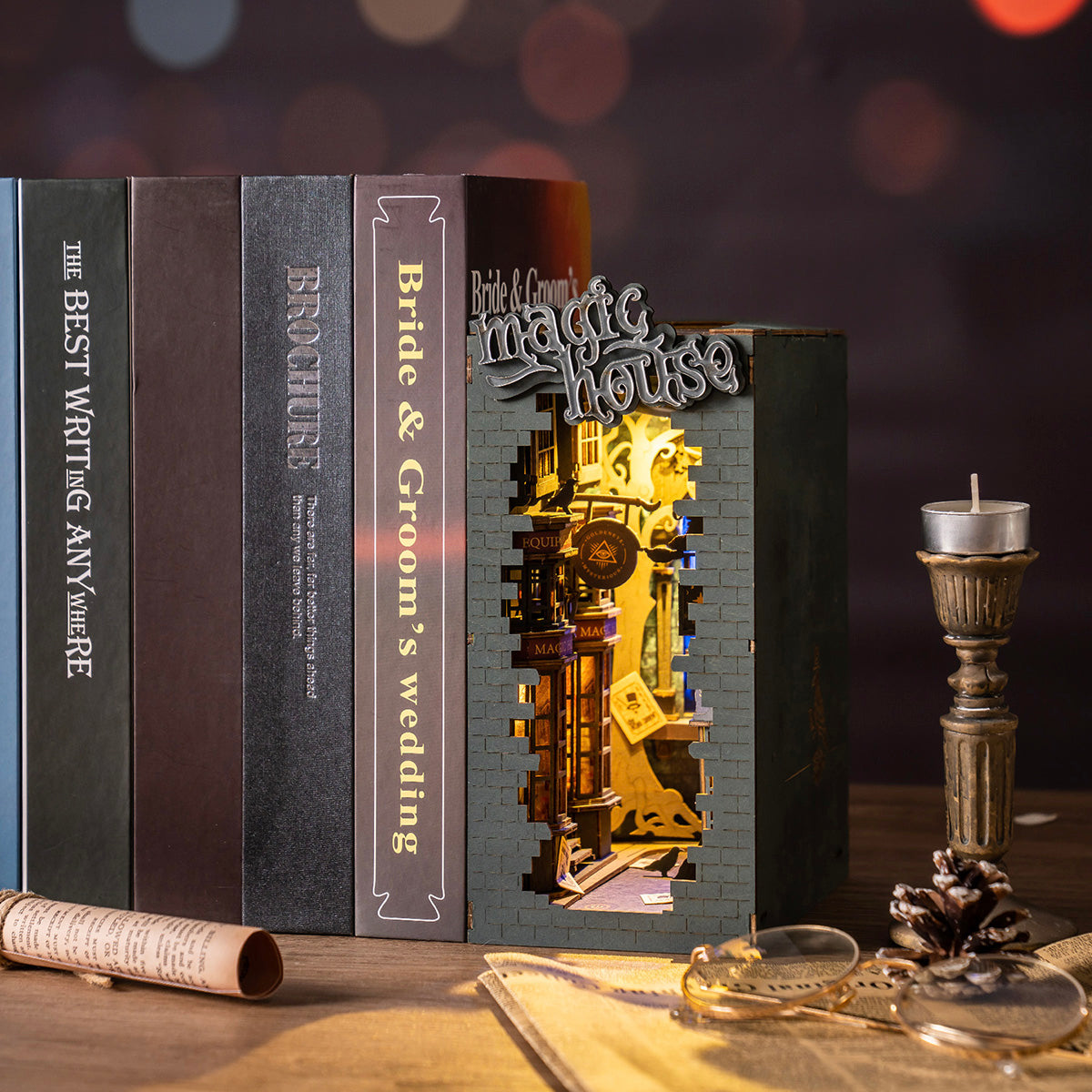 Rolife: Magic House Book Nook DIY Miniature Puzzle