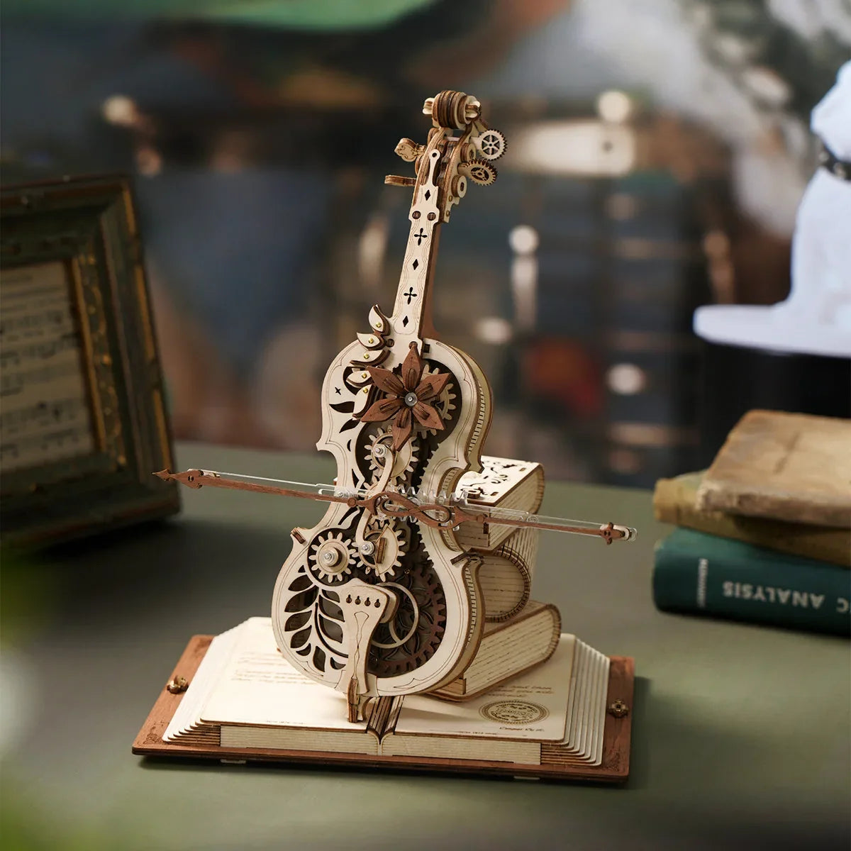 Rokr: Magic Cello DIY Miniature Puzzle Kit - (AMK63)