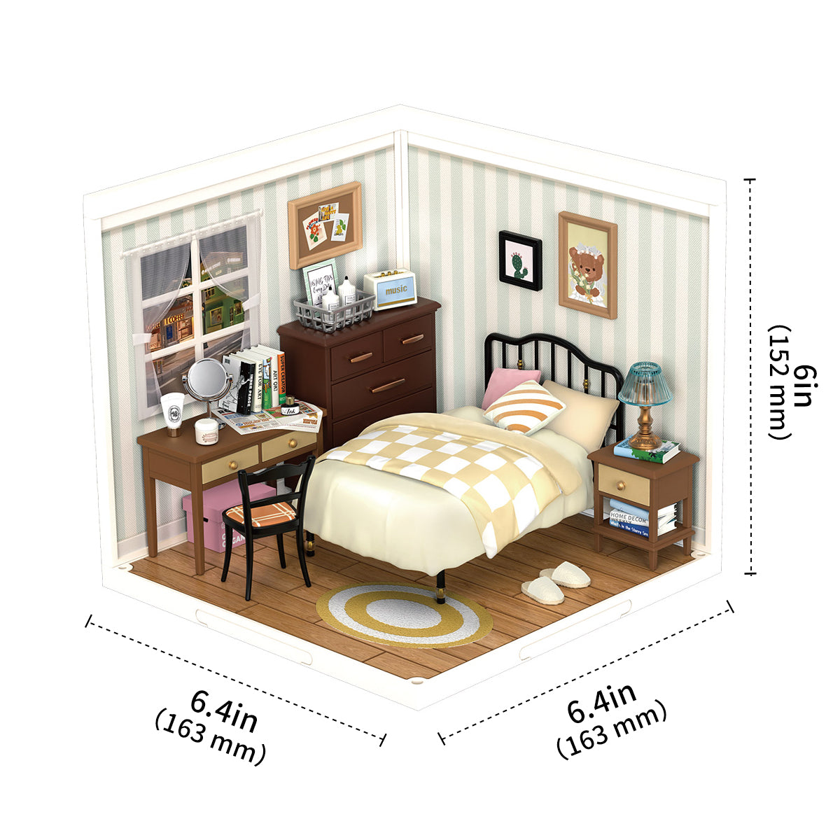 Rolife: Sweet Dream Bedroom - Super Store Plastic DIY Miniature Puzzle