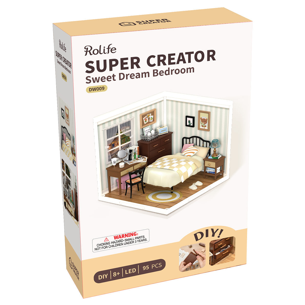 Rolife: Sweet Dream Bedroom - Super Store Plastic DIY Miniature Puzzle