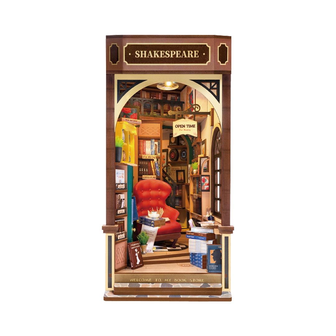 Rolife Book Store Book Nook DIY Miniature Puzzle - (TGB07)