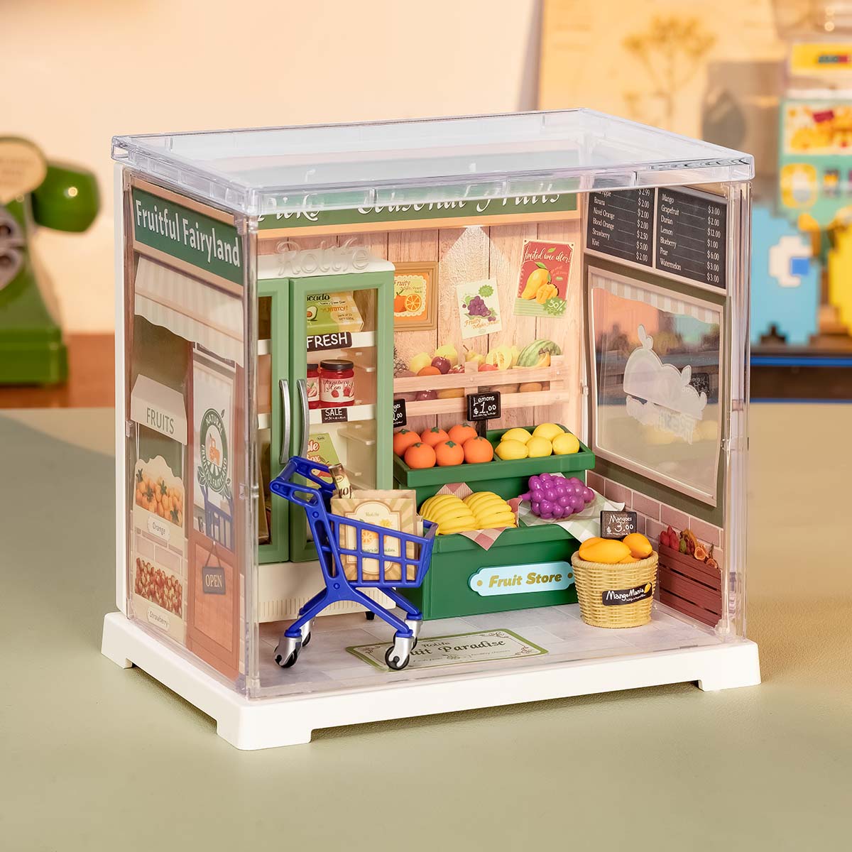 Rolife: Nature Energy Fruits - Super Store Plastic DIY Miniature Puzzle