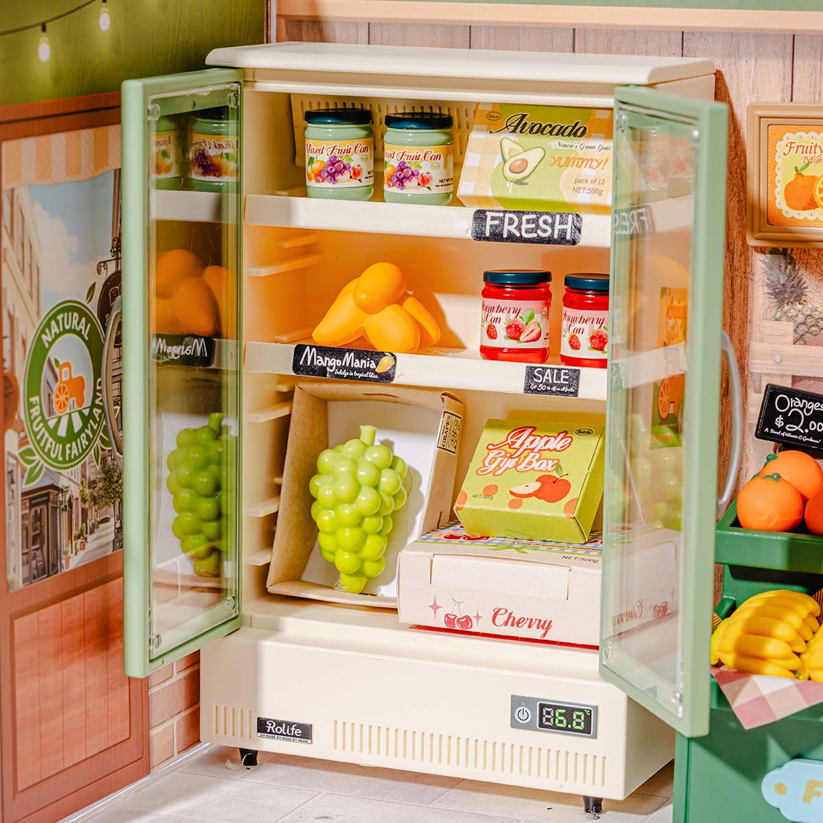 Rolife: Nature Energy Fruits - Super Store Plastic DIY Miniature Puzzle