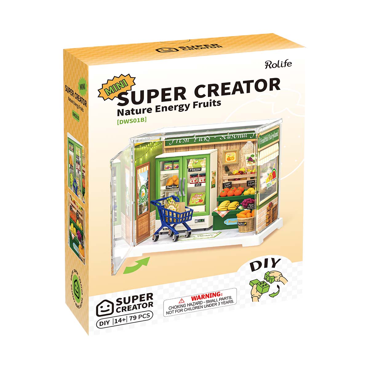 Rolife: Nature Energy Fruits - Super Store Plastic DIY Miniature Puzzle