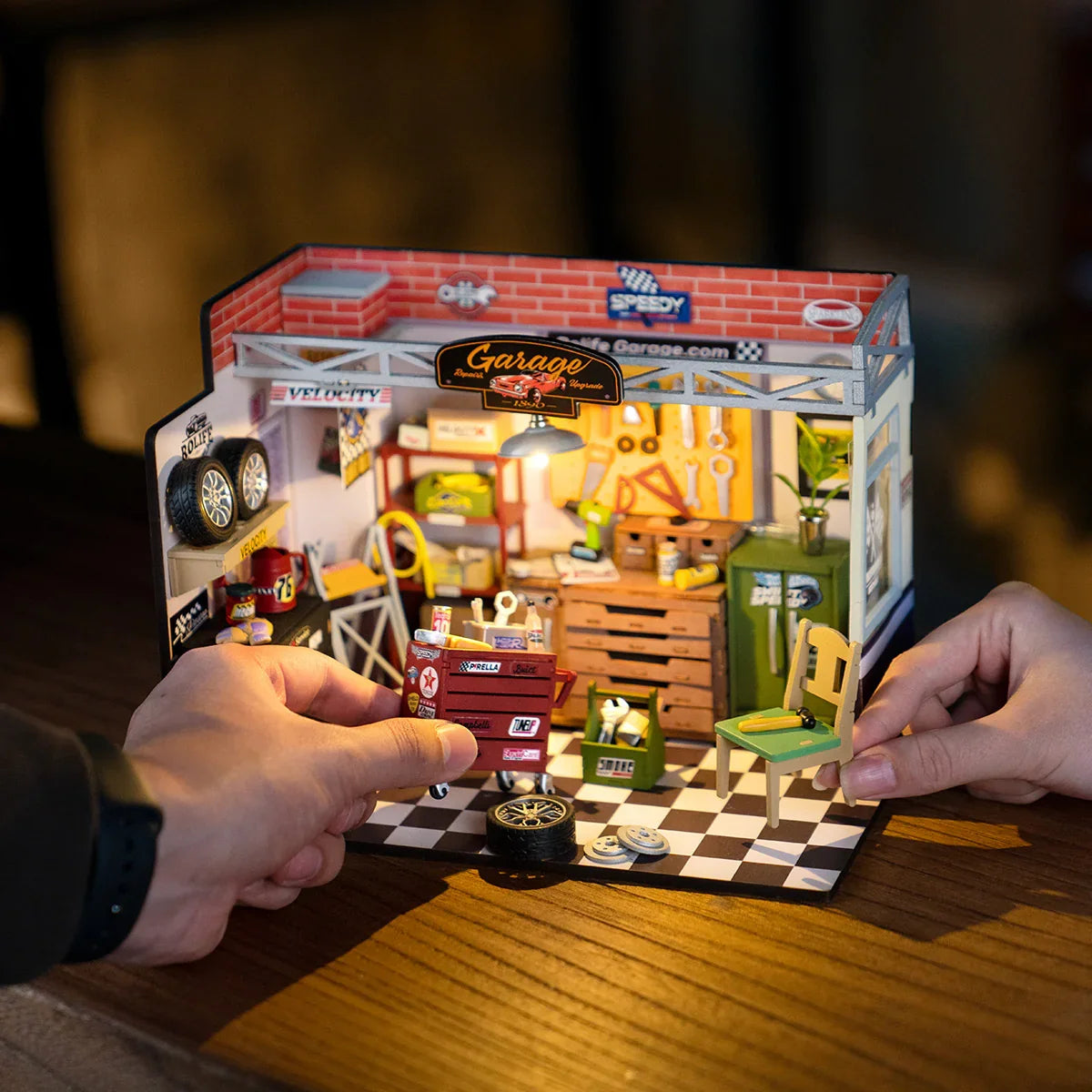 Rolife Garage Workshop DIY Miniture Puzzle - (DG165)