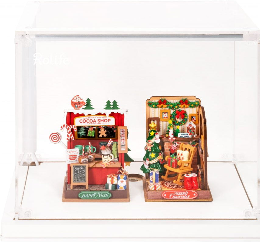 Rolife: Christmas Fireplace DIY Miniature Puzzle Kit - (DS041)