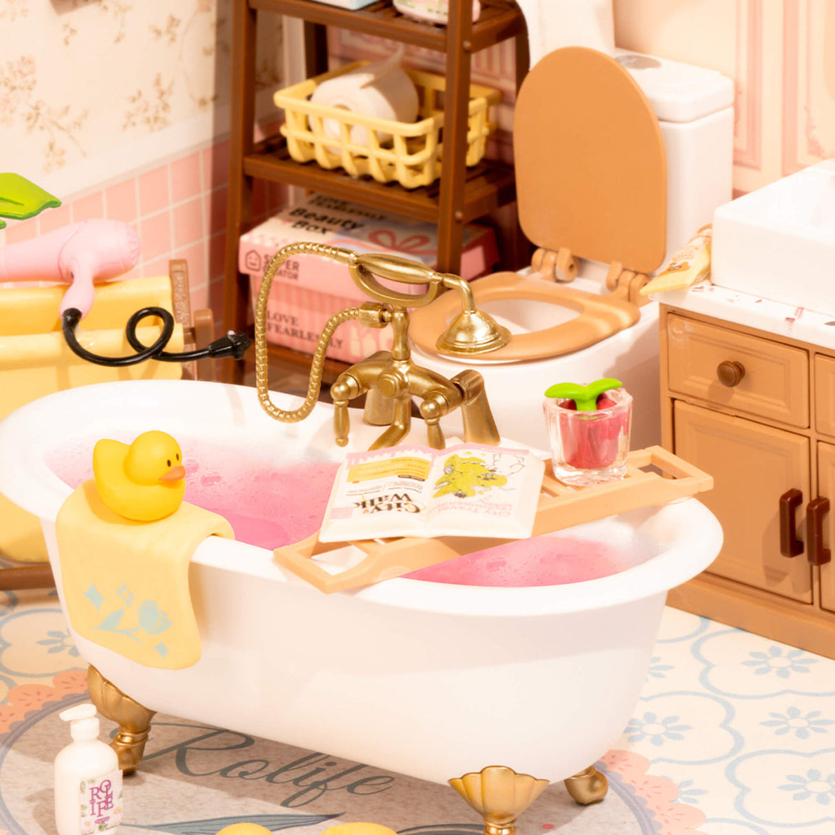 Rolife: Pop Bubble Bathroom - Super Store Plastic DIY Miniature Puzzle
