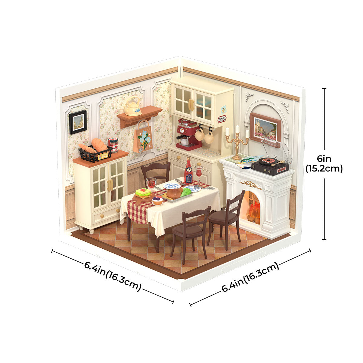 Rolife: Warm Dining Room - Super Store Plastic DIY Miniature Puzzle