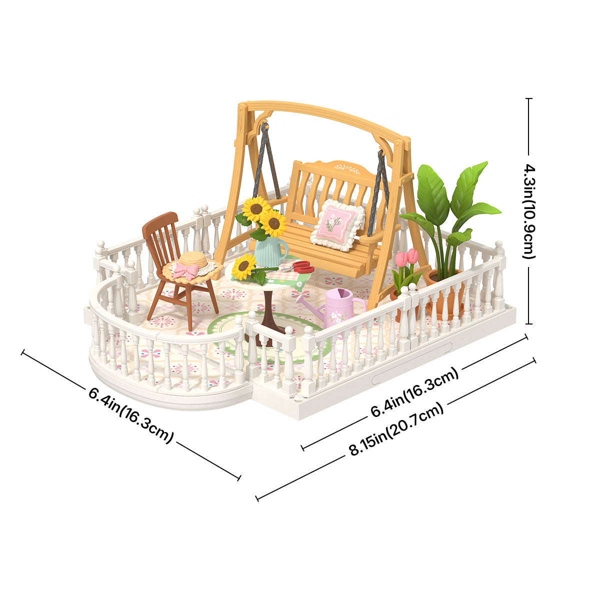 Rolife: Sunny Break Terrace - Super Store Plastic DIY Miniature Puzzle