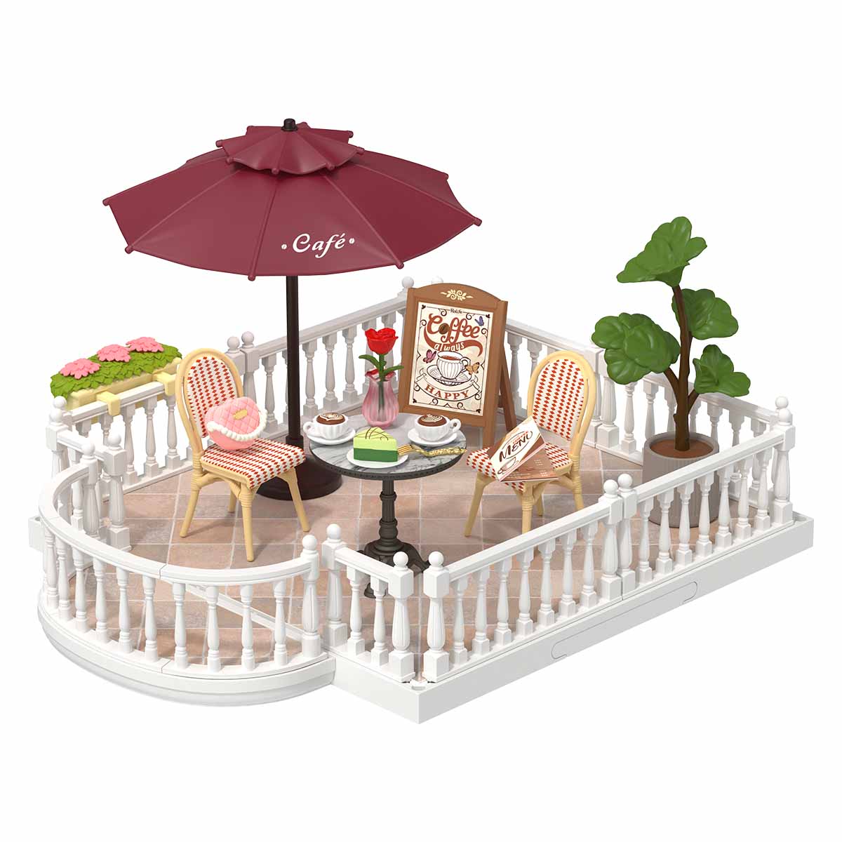 Rolife: Chic Café Terrace - Super Store Plastic DIY Miniature Puzzle