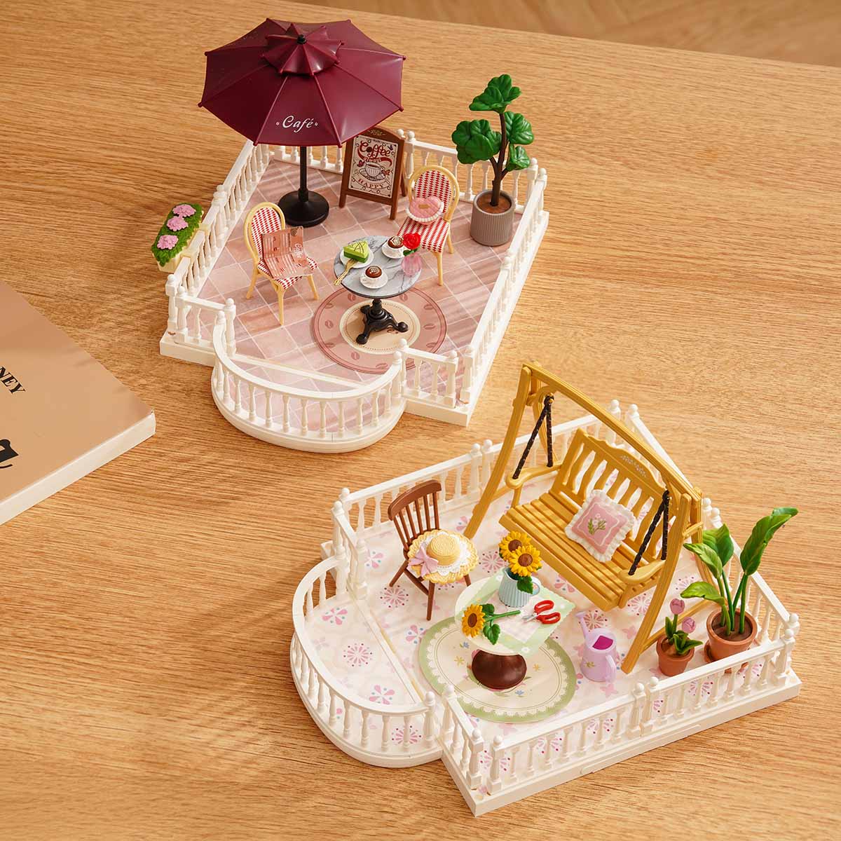 Rolife: Chic Café Terrace - Super Store Plastic DIY Miniature Puzzle