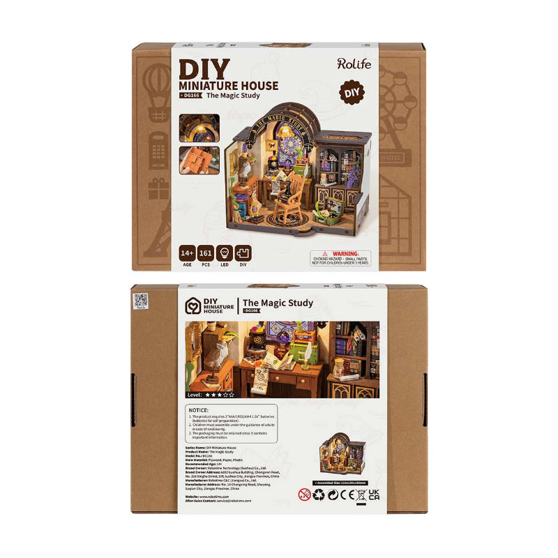 Rolife Magic Study DIY Miniature Puzzle - (DG166)